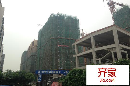 藍(lán)潤(rùn)棠湖春天V客施工現(xiàn)場(chǎng)（2015.10.13）
