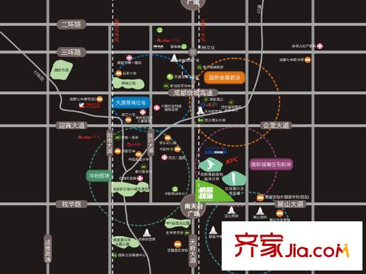成都玩家區(qū)位圖