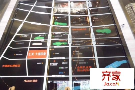 仁美大源印象售樓處區(qū)位（2015.10）