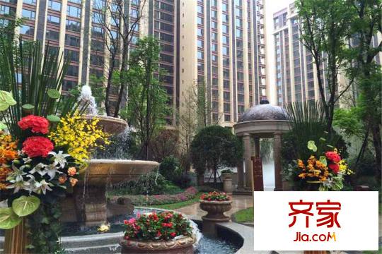 中糧香頌麗都小區(qū)園林實(shí)景（2015-9-2）