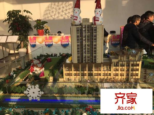 中成主角現(xiàn)場(chǎng)沙盤實(shí)景（2015-12）