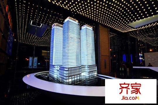 華僑鳳凰中國華商金融中心華商公館售樓部沙盤（2015.4）