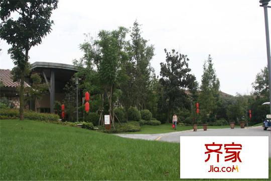 麓山國(guó)際社區(qū)IMAX大平層小區(qū)實(shí)景（2015.6.24）