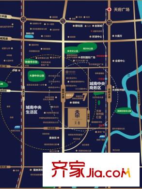 朗基天香區(qū)位圖