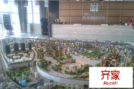 花樣年龍年國際中心售樓部沙盤圖（2015-2）