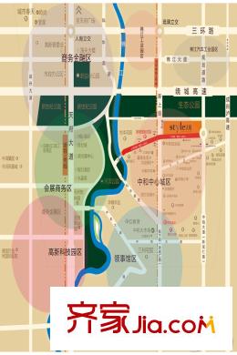 時(shí)代天府區(qū)位圖