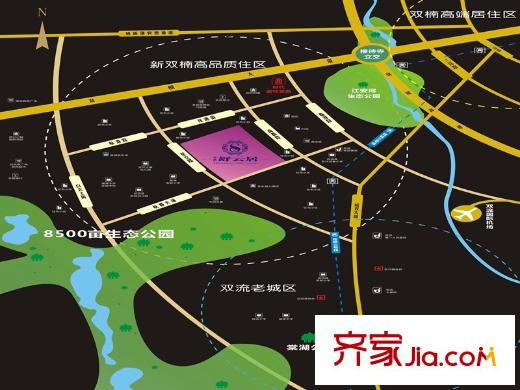 華騰舒云居區(qū)位圖