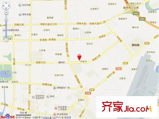 華騰舒云居交通圖