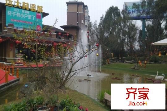 遠(yuǎn)大林語(yǔ)城南庭售樓處外景（2015.3.9）