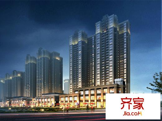 時代悅城沿街透視圖
