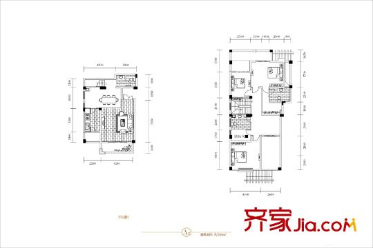 和貴南山上洋房a2戶型 4室2廳3衛(wèi)1廚