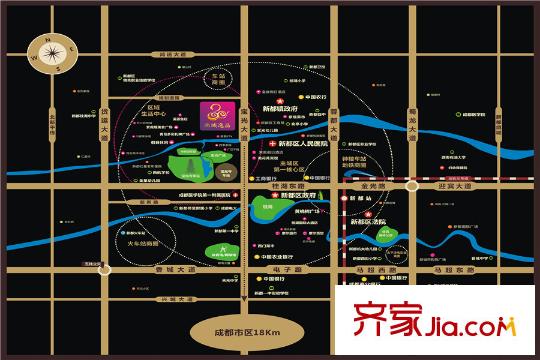 尚城逸品區(qū)位圖
