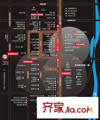 萊普敦公寓區(qū)位圖