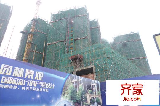 南城錦尚施工現(xiàn)場全景（2015.10.10）