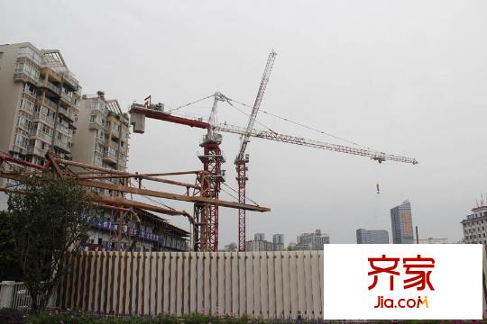 郫縣百倫廣場工地建設(shè)進(jìn)度（2015.6.17）