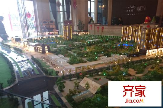 景茂雍水岸酈府售樓部一角(2015-3)