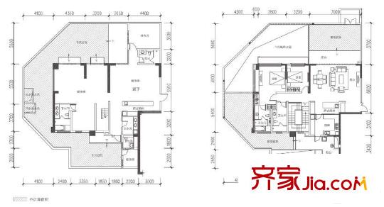 麓嶺匯9棟101戶型 3室2廳5衛(wèi)1廚