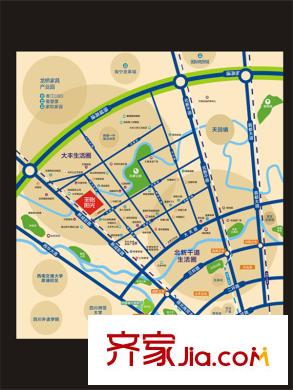 豐怡陽光區(qū)位圖