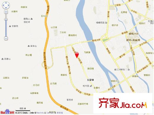 岷江國(guó)際旅游度假區(qū)電子地圖