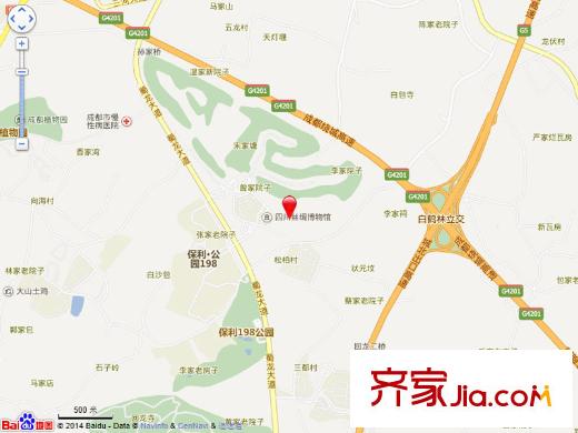 萬科五龍山翡翠洋房 電子地圖