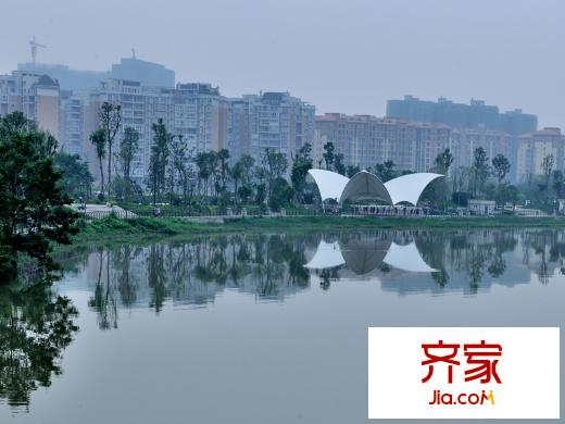 現(xiàn)代生態(tài)水城瀾岸瀾湖濕地公園實(shí)景（2014-9）