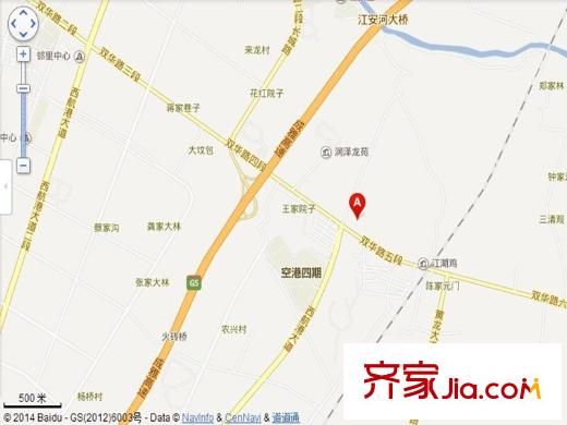藍(lán)潤華府春天電子地圖