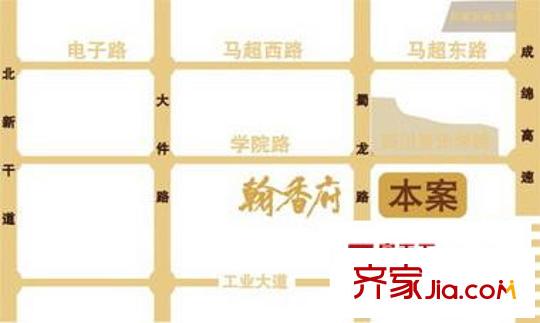 港基疊香莊園區(qū)位圖