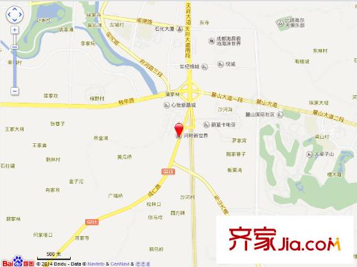 河畔新世界電子坐標(biāo)圖