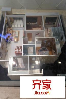 藍(lán)潤(rùn)華府春天售樓處戶型展示模型（2015.10）