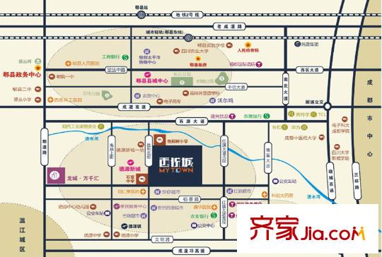 西悅城交通圖