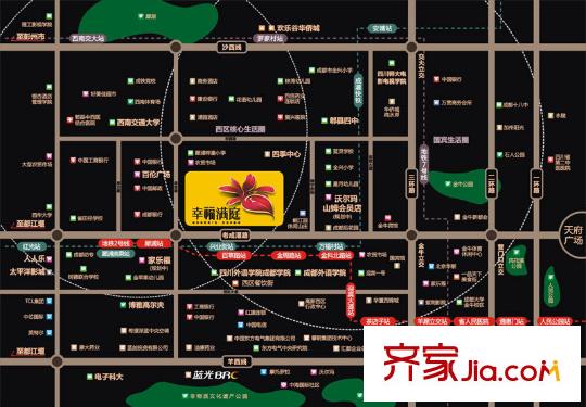 藍(lán)光幸福滿庭幸福滿庭區(qū)位圖