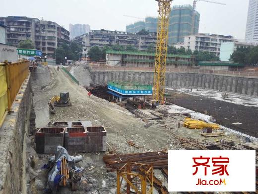 朝陽朗香廣場工程進(jìn)度（2015-08）