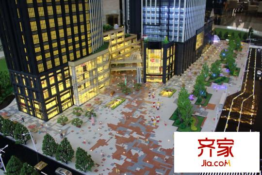 瑞升城北橡樹林步行街沙盤實(shí)景（2015-12）