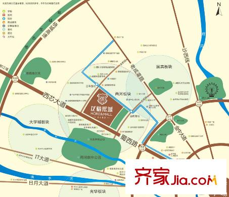 北京城建龍樾熙城區(qū)位圖