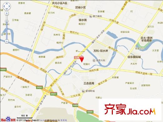 萬科金域緹香電子地圖