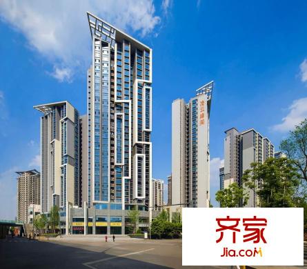 吉寶凌云峰閣項(xiàng)目西南角實(shí)景（2015-5）