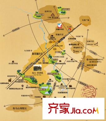 遠(yuǎn)大林語(yǔ)城區(qū)位圖