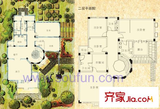 薩爾茨堡一期177號樓A1戶型 5室2廳4衛(wèi)1廚
