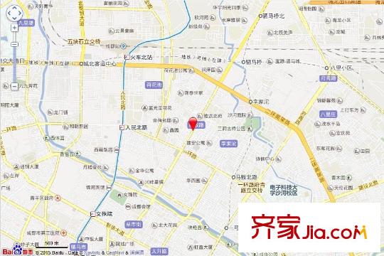 瑞升城北橡樹林電子地圖