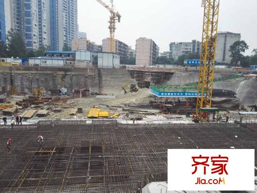 朝陽朗香廣場工程進(jìn)度（2015-08）