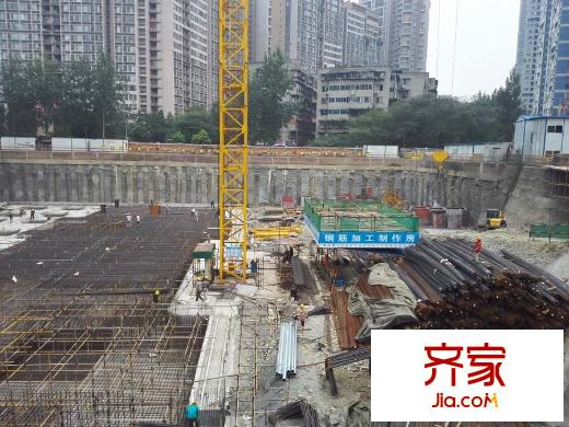 朝陽(yáng)朗香廣場(chǎng)工程進(jìn)度（2015-08）