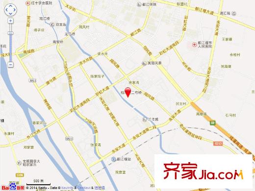 青城外灘電子地圖
