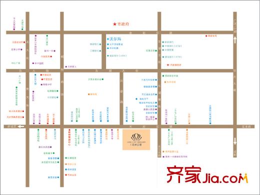 碧美戀城公館區(qū)位圖