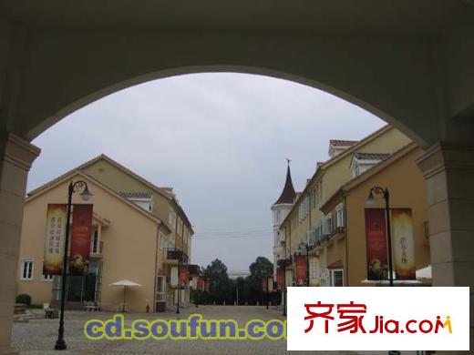薩爾茨堡商業(yè)街實景(2007.12)