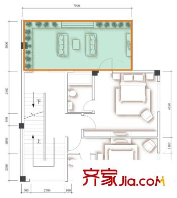 達(dá)觀山一期5-13棟H型3層 3室2廳4衛(wèi)1廚