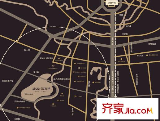 建發(fā)淺水灣區(qū)位圖