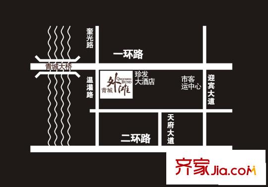 青城外灘區(qū)位圖