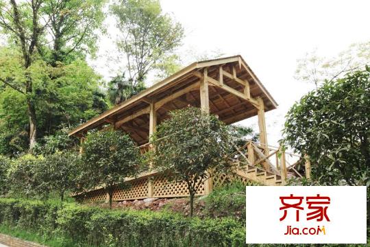 青城美廬小區(qū)內(nèi)公共休息亭(2012-05)