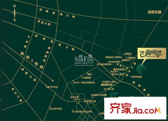 中糧御平方米灣交通圖