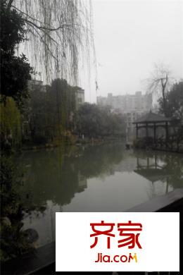 水沐環(huán)島小區(qū)湖景（2015-3）
